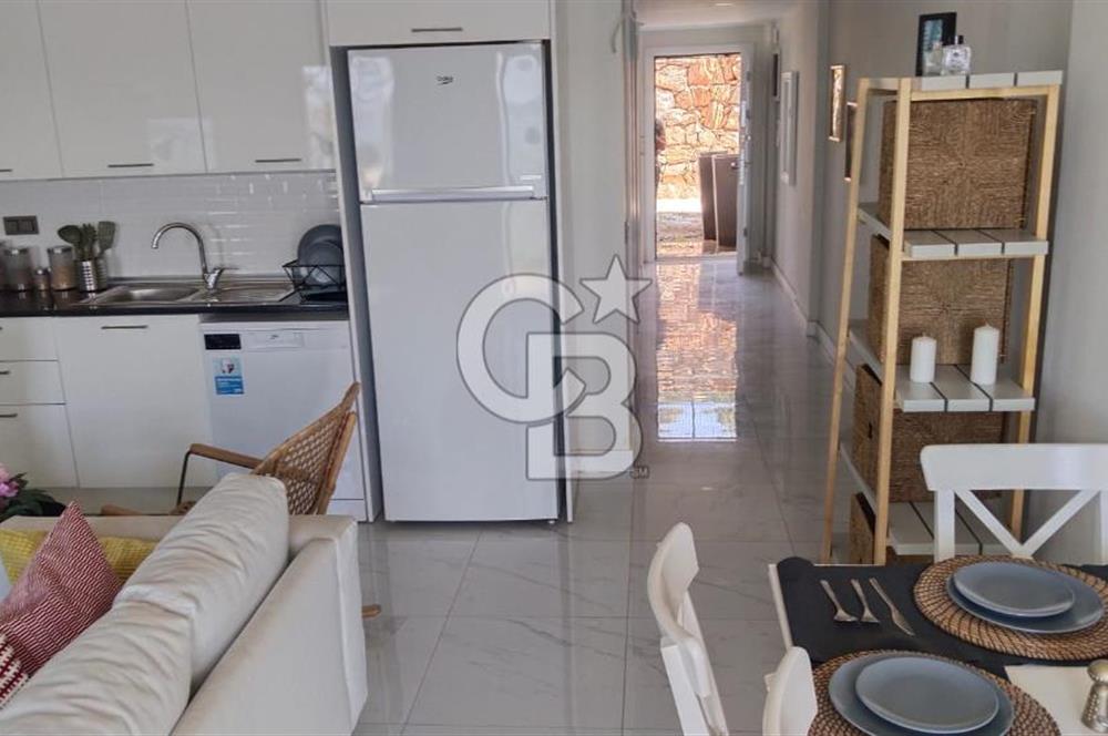 KIYIKIŞLACIK’TA KİRALIK 1+1 BAHÇE KATI SIFIR DAİRE