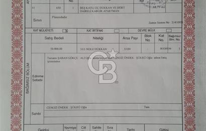 CİHANGİR CD. ADIM MESAFEDE, PEK ÇOK SEKTÖRE UYGUN KİRALIK DÜKKAN  