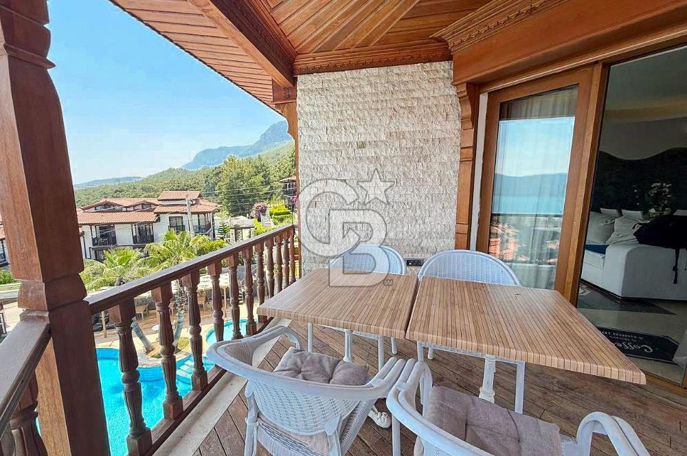 Muğla Akyaka'da Satılık Full Deniz Manzaralı Dubleks Daire