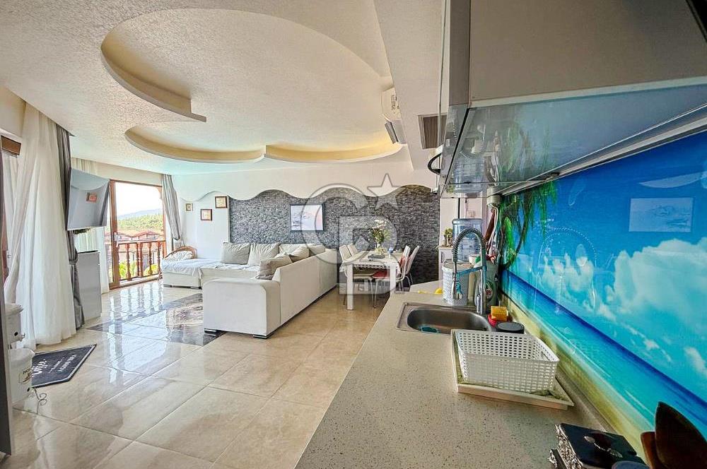 Muğla Akyaka'da Satılık Full Deniz Manzaralı Dubleks Daire