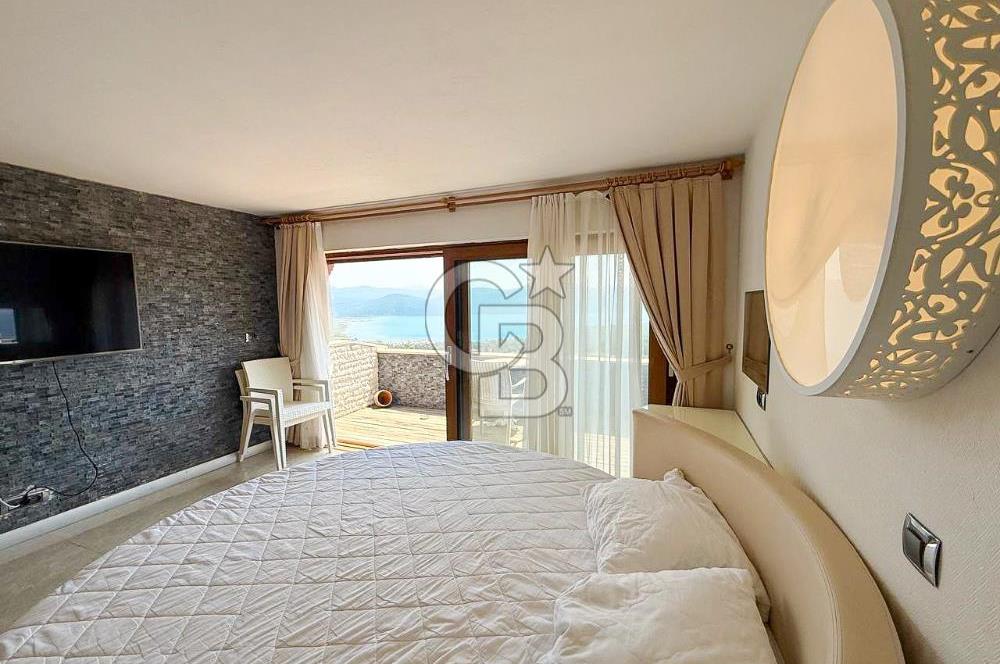 Muğla Akyaka'da Satılık Full Deniz Manzaralı Dubleks Daire