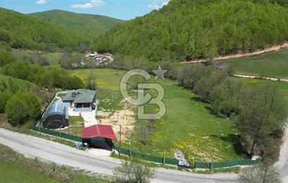 BURSA İZNİK KUTLUCA'DA 6.300M2 ARSADA SATILIK HAVUZLU KÖY EVİ