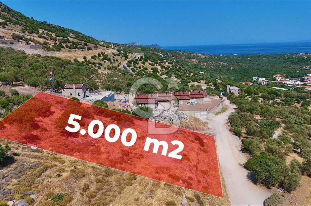 AYVACIK BALABANLIDA PANORAMİK DENİZ MANZARALI İMARLI ARSA