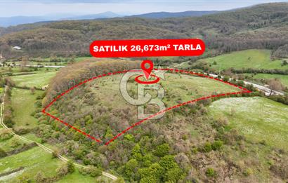 CB AMBIANCE'DAN MKP'DA 26.673m2 ÇİFTLİK İÇİN UYGUN KÖY İÇİ BAHÇE