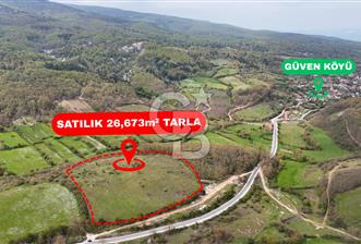 CB AMBIANCE'DAN MKP'DA 26.673m2 ÇİFTLİK İÇİN UYGUN KÖY İÇİ BAHÇE