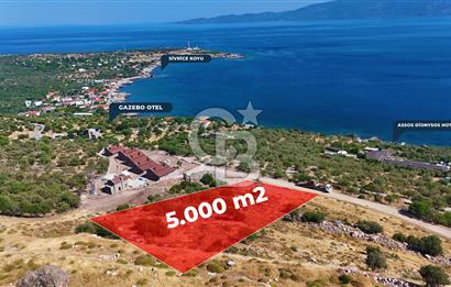 AYVACIK BALABANLIDA PANORAMİK DENİZ MANZARALI İMARLI ARSA