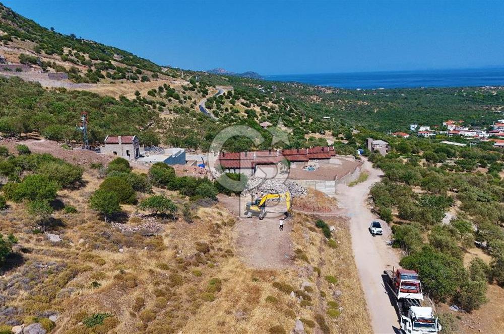AYVACIK BALABANLIDA PANORAMİK DENİZ MANZARALI İMARLI ARSA