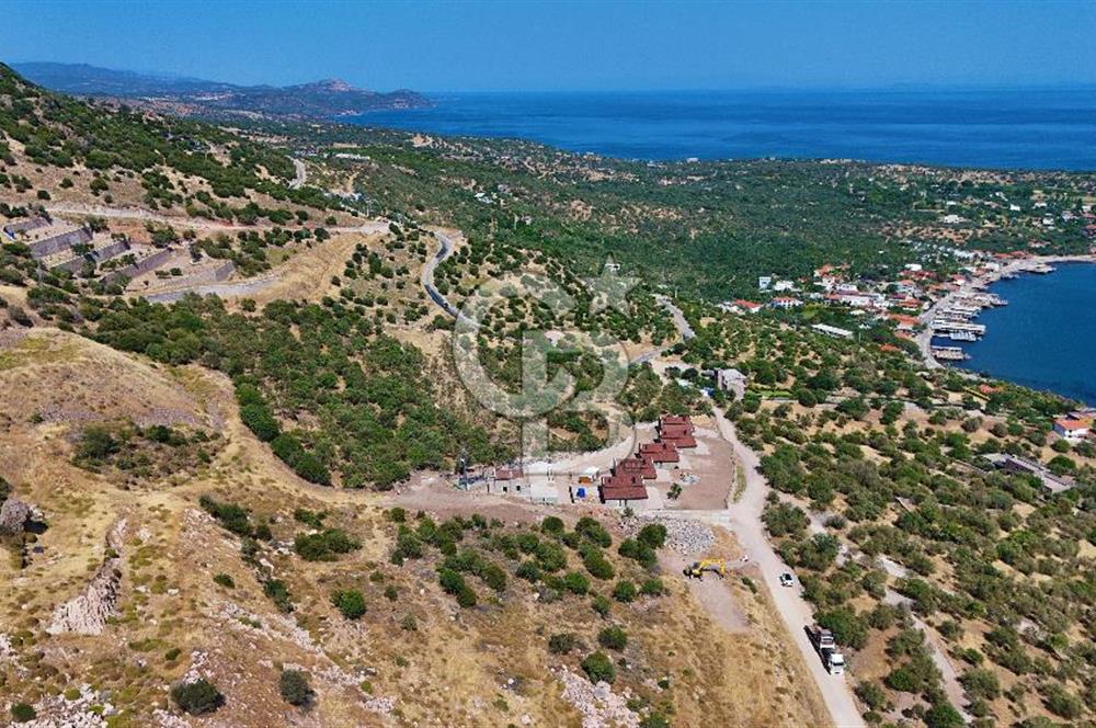 AYVACIK BALABANLIDA PANORAMİK DENİZ MANZARALI İMARLI ARSA