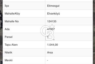 ETİMESGUT OĞUZLAR'DA TEK TAPU KÖŞE BAŞI 0.40 EMSAL VİLLA PARSELİ