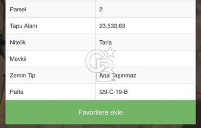 GÖLBAŞI MAHMATLI MH. YATIRIMLIK TARLA