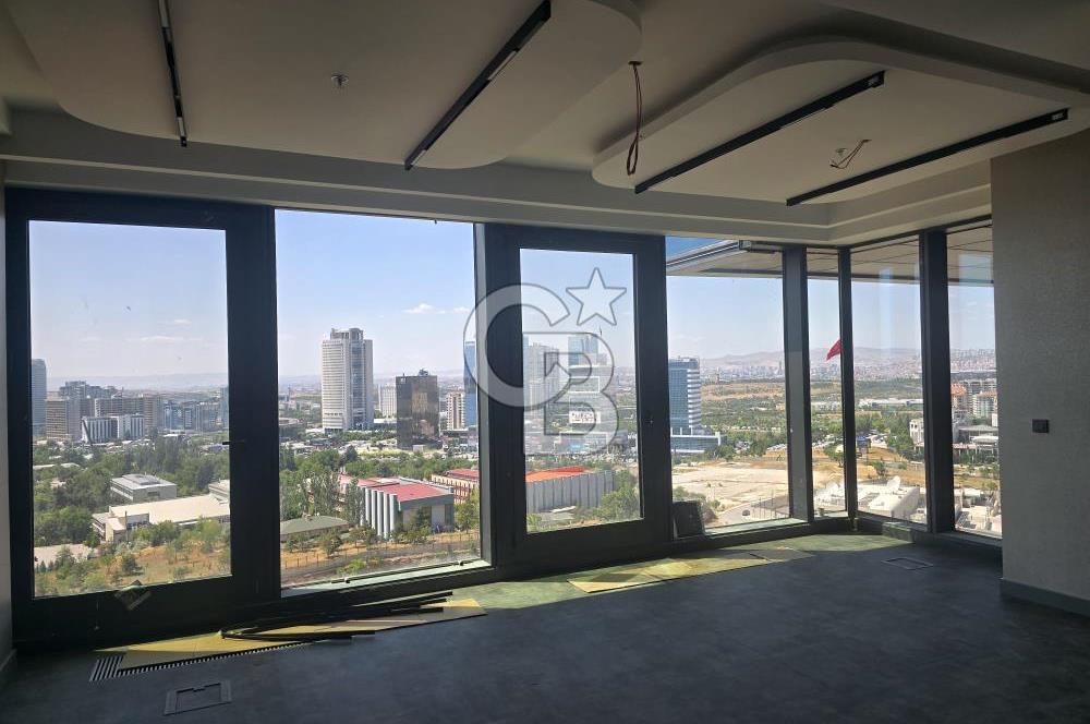 ANKARA ÇUKURAMBAR CUBES'DE İÇİ ÖZEL YAPILI 1+0 SATILIK OFİS