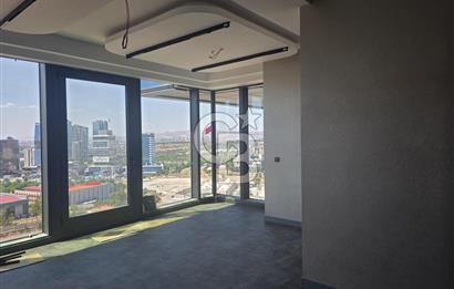 ANKARA ÇUKURAMBAR CUBES'DE İÇİ ÖZEL YAPILI 1+0 SATILIK OFİS