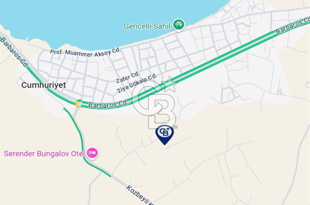 Yenifoça Gencelli Sahiline 1,3 km Yakın, Güneş Enerjili Fırsat Bahçeli Ev