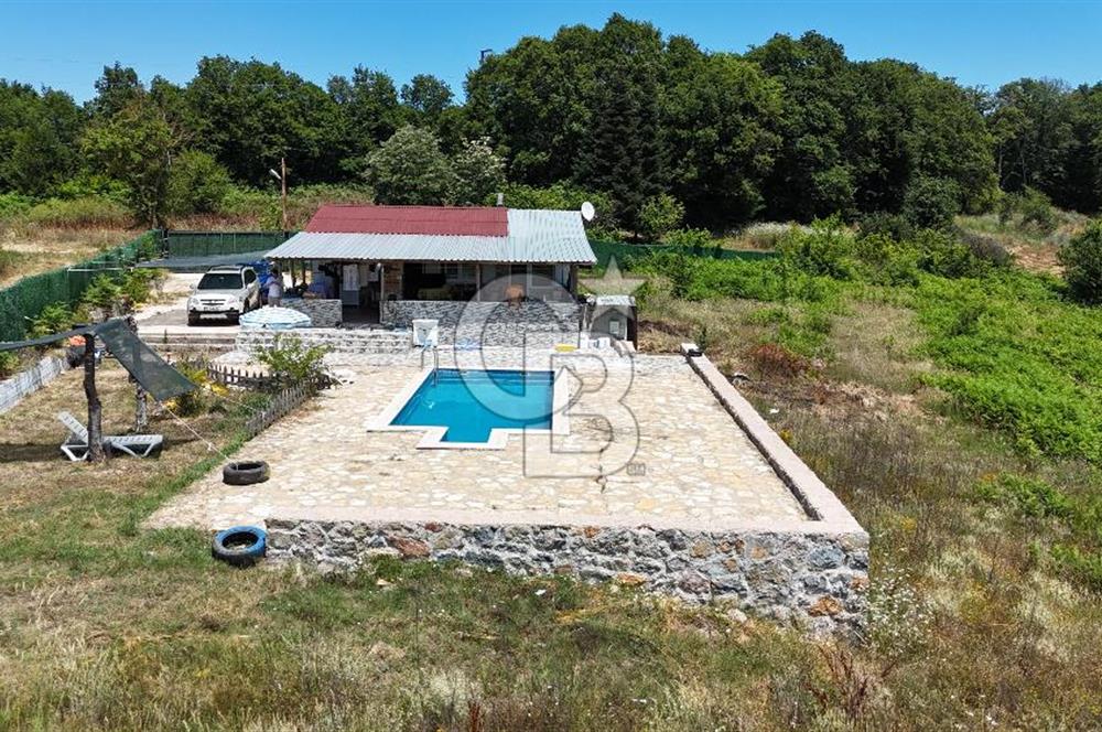Şile Çengillide İçinde Havuzlu Evi Olan Yatırımlık Arsa