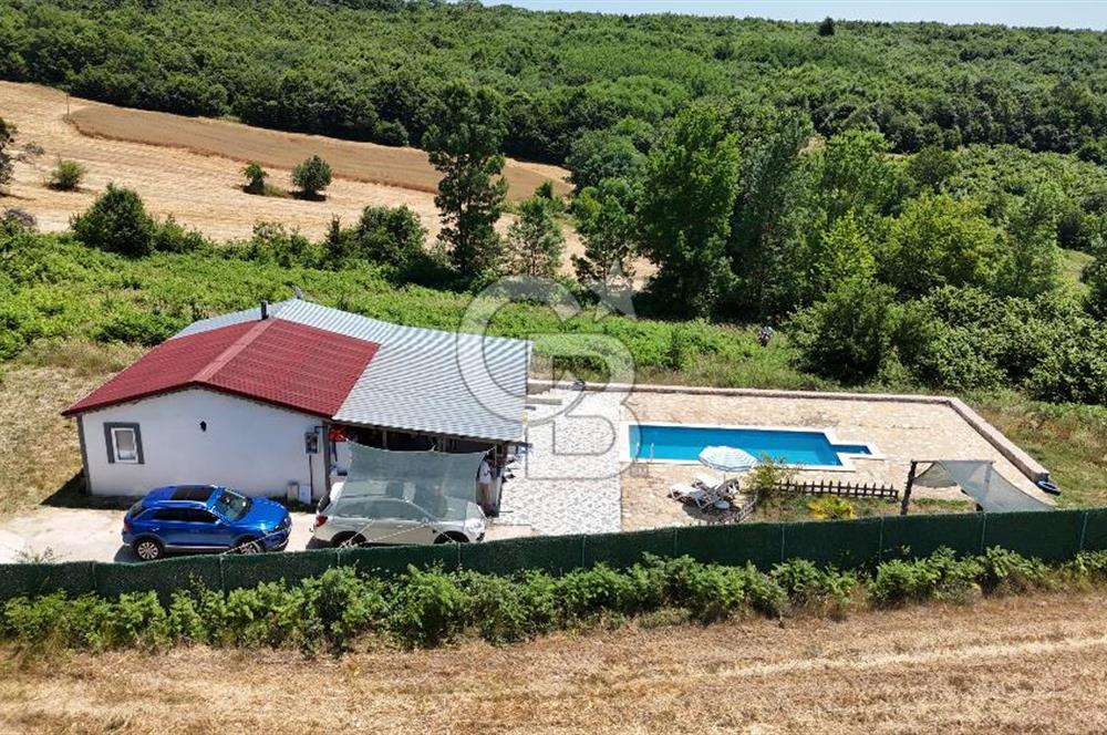 Şile Çengillide İçinde Havuzlu Evi Olan Yatırımlık Arsa