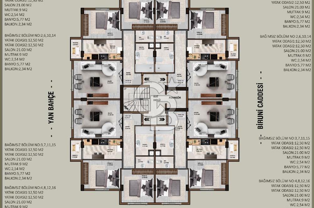 ARNAVUTKÖY HADIMKÖY MAH. PROJEDEN SATILIK 2+1 DAİRE