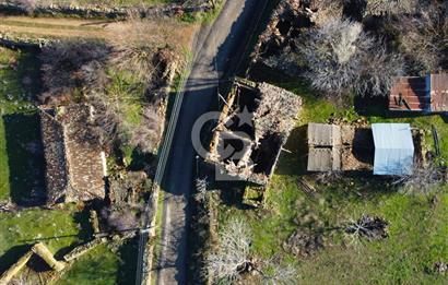Çanakkale Lapseki Beybaş Doğa Manzaralı Taş Ev Dam ve 372m²Arsa
