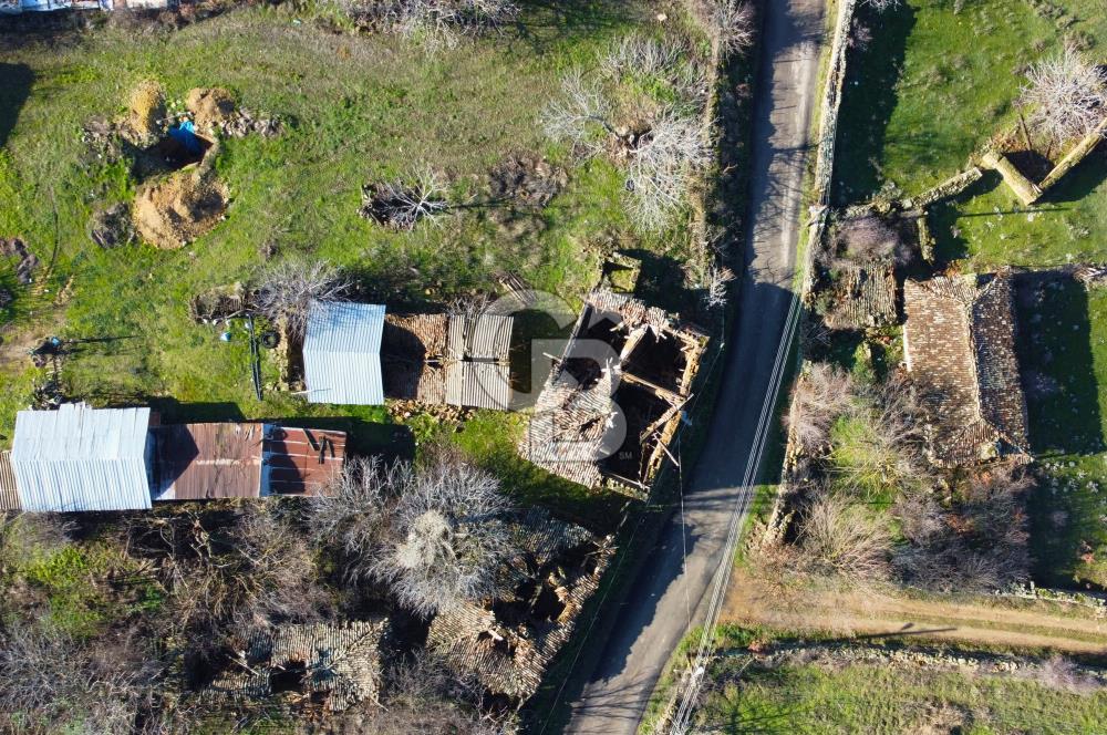 Çanakkale Lapseki Beybaş Doğa Manzaralı Taş Ev Dam ve 372m²Arsa