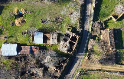 Çanakkale Lapseki Beybaş Doğa Manzaralı Taş Ev Dam ve 372m²Arsa