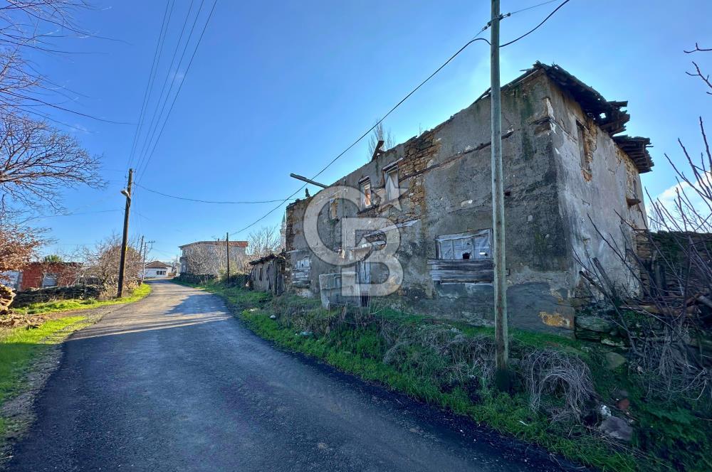 Çanakkale Lapseki Beybaş Doğa Manzaralı Taş Ev Dam ve 372m²Arsa