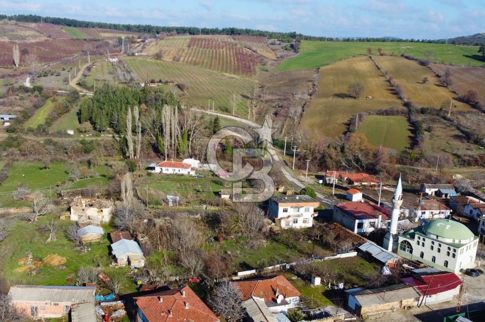 Çanakkale Lapseki Beybaş Doğa Manzaralı Taş Ev Dam ve 372m²Arsa