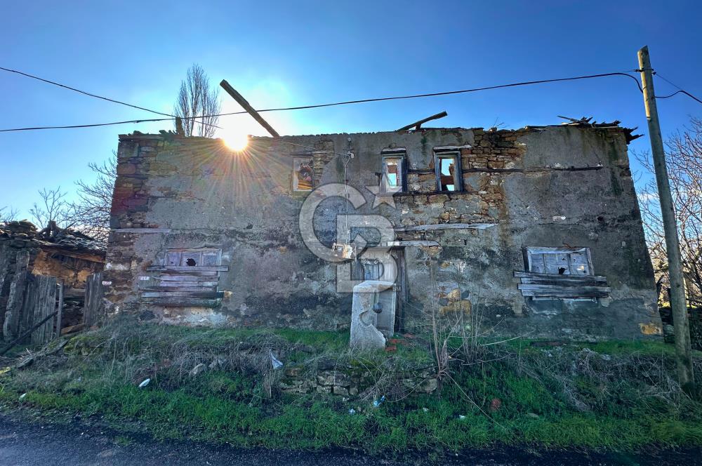 Çanakkale Lapseki Beybaş Doğa Manzaralı Taş Ev Dam ve 372m²Arsa
