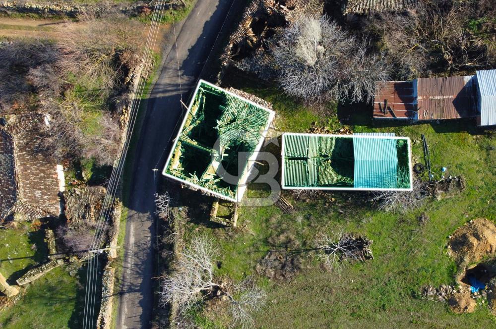 Çanakkale Lapseki Beybaş Doğa Manzaralı Taş Ev Dam ve 372m²Arsa