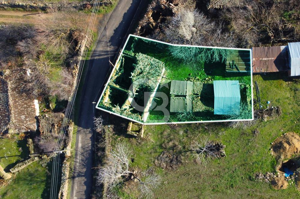 Çanakkale Lapseki Beybaş Doğa Manzaralı Taş Ev Dam ve 372m²Arsa