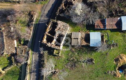 Çanakkale Lapseki Beybaş Doğa Manzaralı Taş Ev Dam ve 372m²Arsa