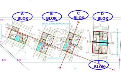 Derince Tahtalı da 5 Adet Villa Projeli Satılık Köy içi Parsel