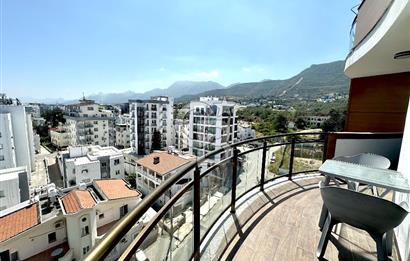 KKTC Girne Akacan Elegance Full Eşyalı Deniz ve Dağ Manzaralı Satılık 2+1 Daire
