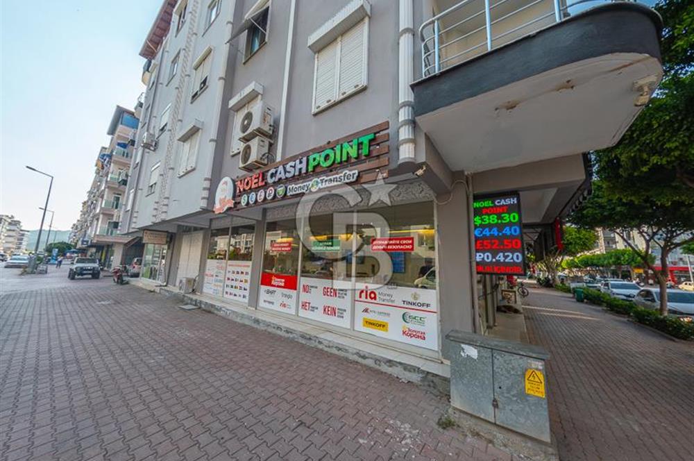 CB ARDENDEN ANTALYA DEMRENİN EN İŞLEK CADDESİNDE SATILIK DÜKKAN