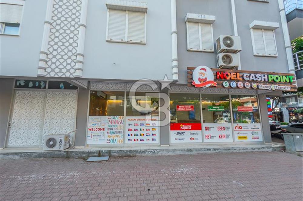 CB ARDENDEN ANTALYA DEMRENİN EN İŞLEK CADDESİNDE SATILIK DÜKKAN
