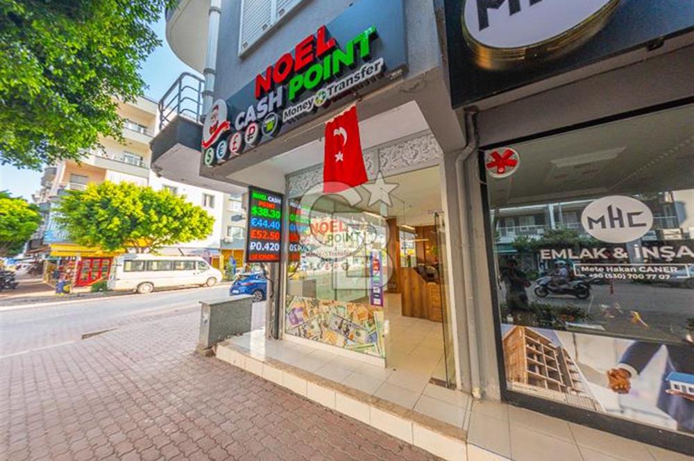 CB ARDENDEN ANTALYA DEMRENİN EN İŞLEK CADDESİNDE SATILIK DÜKKAN