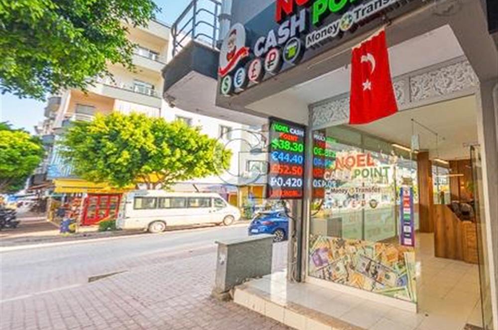 CB ARDENDEN ANTALYA DEMRENİN EN İŞLEK CADDESİNDE SATILIK DÜKKAN