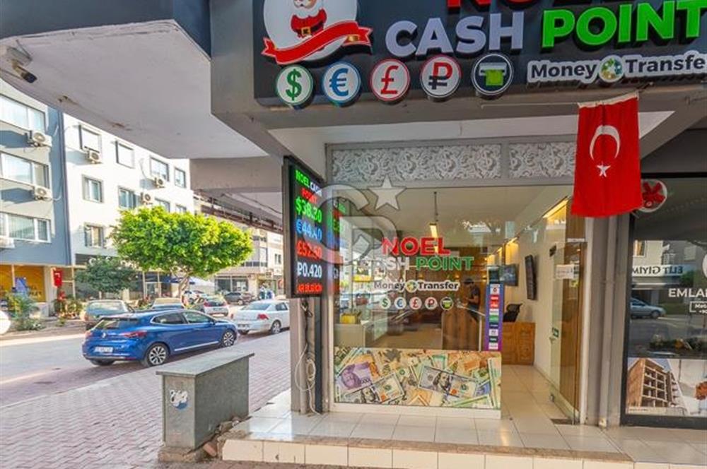 CB ARDENDEN ANTALYA DEMRENİN EN İŞLEK CADDESİNDE SATILIK DÜKKAN
