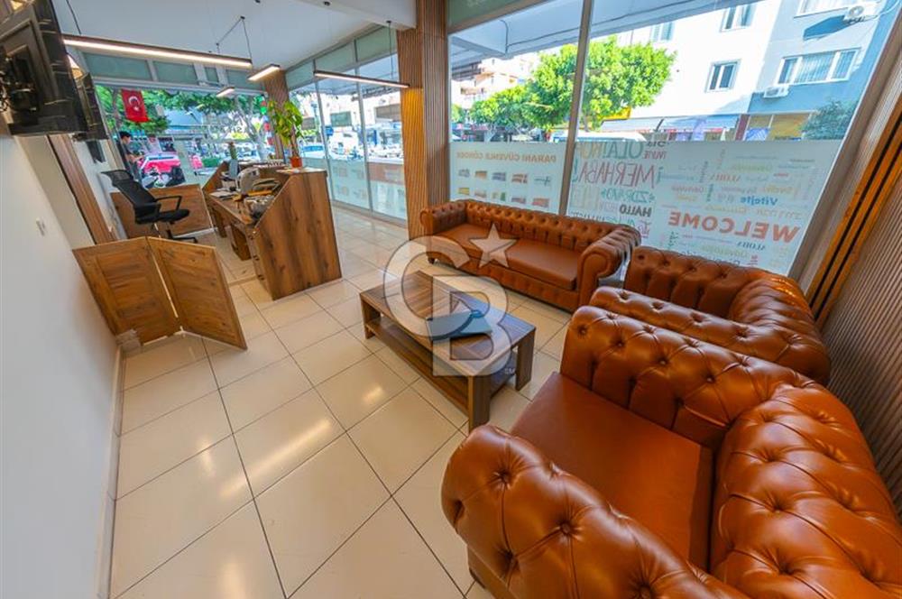 CB ARDENDEN ANTALYA DEMRENİN EN İŞLEK CADDESİNDE SATILIK DÜKKAN