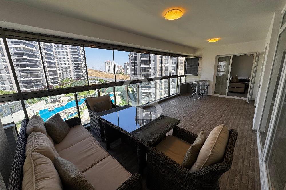 METRO YAKININDA/HAVUZ PANORAMİK MANZARALI/EŞYALI/ 3+1 KİRALIK