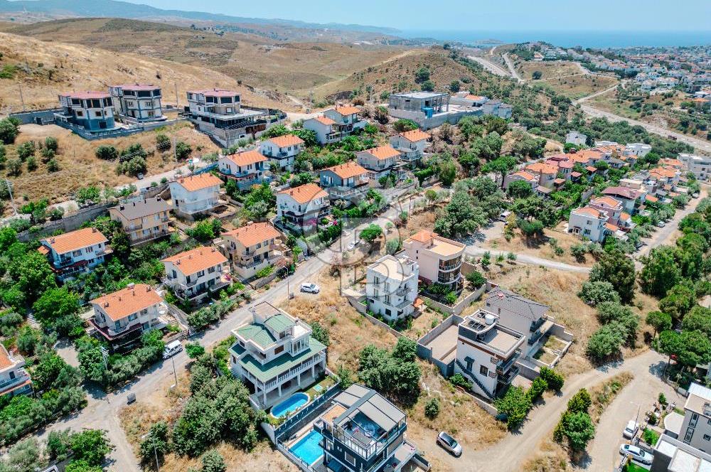 Akarca'Da Full Deniz Manzaralı 300m'2 Villa Arsası