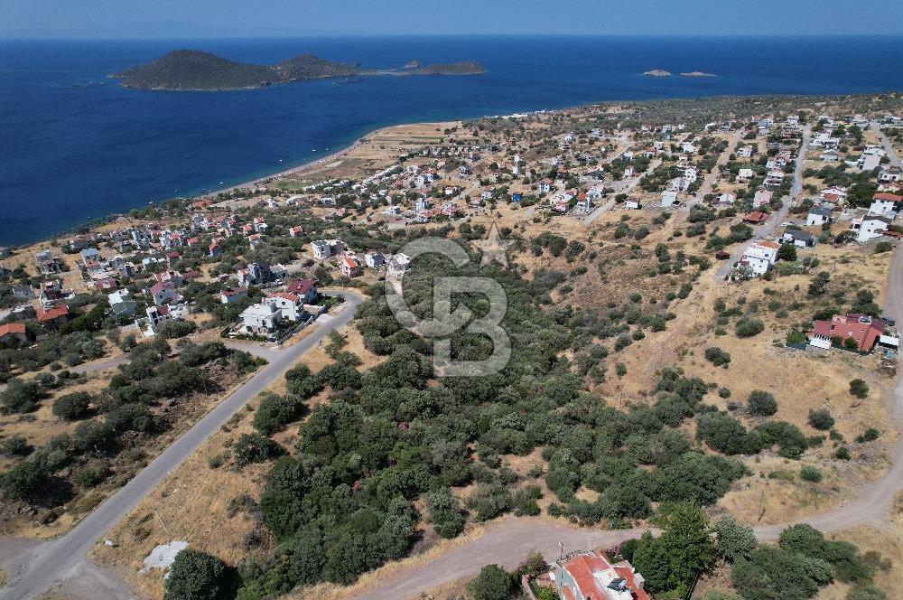 ÇANDARLI BİMEYKODA MUHTEŞEM DENİZ VE DOĞA MANZARALI SATILIK ARSA