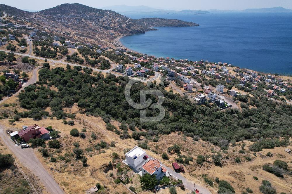 ÇANDARLI BİMEYKODA MUHTEŞEM DENİZ VE DOĞA MANZARALI SATILIK ARSA