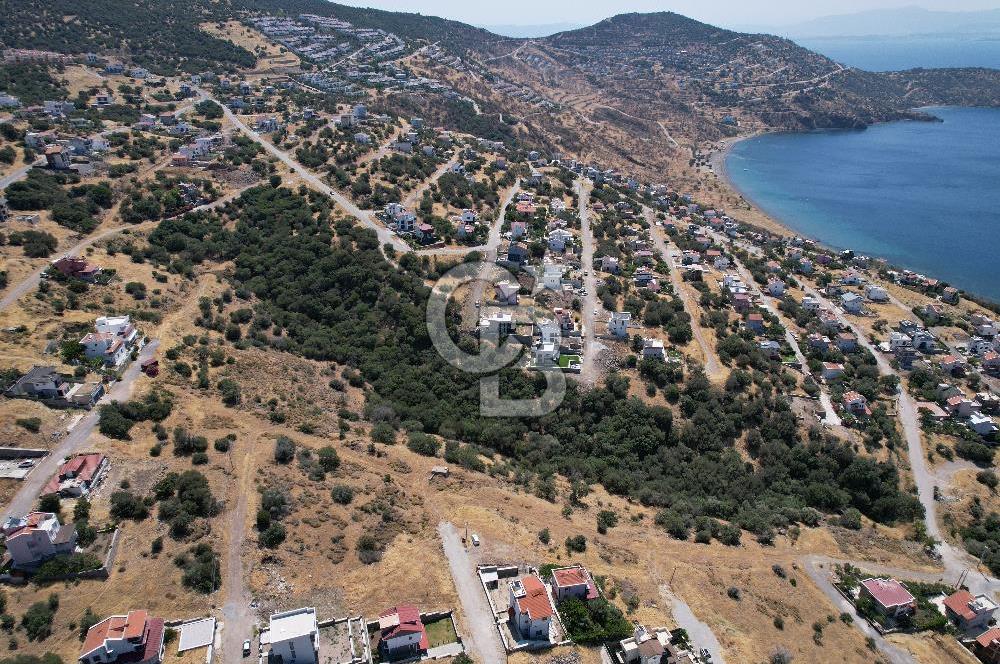 ÇANDARLI BİMEYKODA MUHTEŞEM DENİZ VE DOĞA MANZARALI SATILIK ARSA