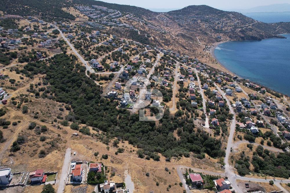 ÇANDARLI BİMEYKODA MUHTEŞEM DENİZ VE DOĞA MANZARALI SATILIK ARSA