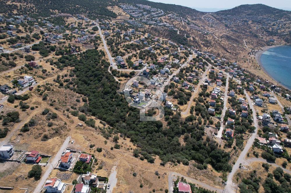 ÇANDARLI BİMEYKODA MUHTEŞEM DENİZ VE DOĞA MANZARALI SATILIK ARSA