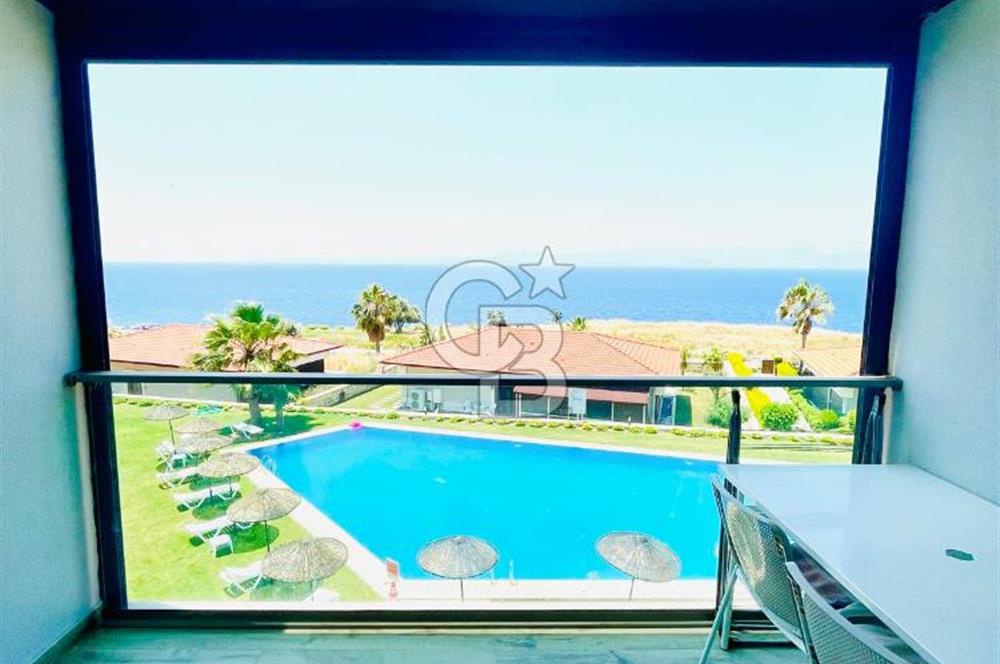 ÇEŞME AYASARANDA FULL DENİZ MANZARALI KİRALIK REZİDANS DAİRE