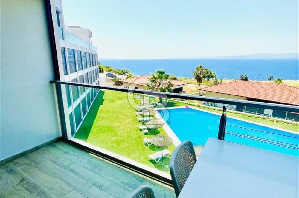 ÇEŞME AYASARANDA FULL DENİZ MANZARALI KİRALIK REZİDANS DAİRE