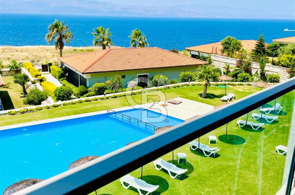 ÇEŞME AYASARANDA FULL DENİZ MANZARALI KİRALIK REZİDANS DAİRE