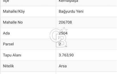 KEMALPAŞA'DA SATILIK SANAYİ İMARLI ARSA 