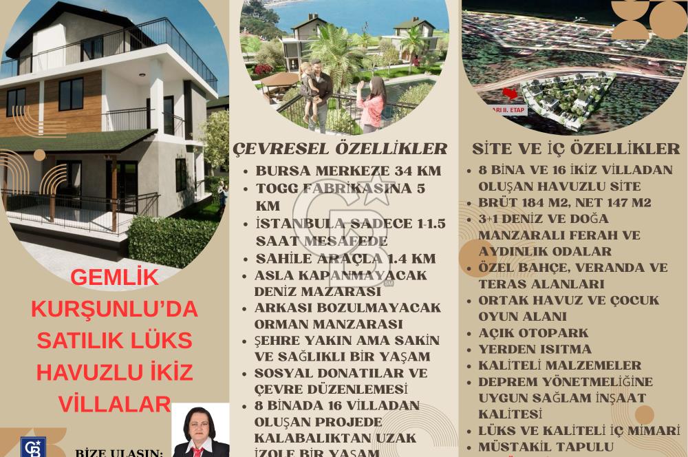 CB AMBIANCE'DAN KURŞUNLU'DA MANZARASIYLA BÜYÜLEYEN İKİZ VİLLALAR