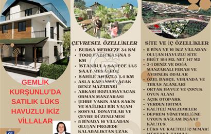 CB AMBIANCE'DAN KURŞUNLU'DA MANZARASIYLA BÜYÜLEYEN İKİZ VİLLALAR
